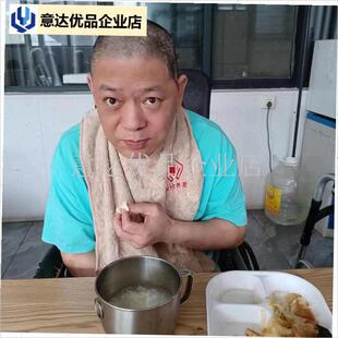 老人院专用口水巾围兜毛巾多功z能四个扣子调节大小成年人都可以,