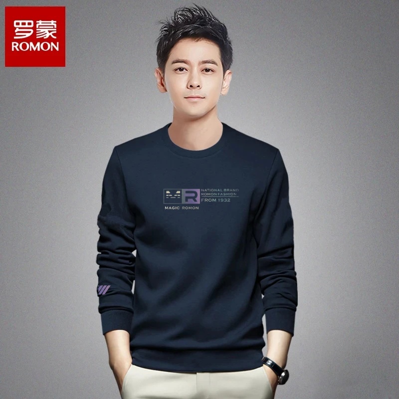 Romon/罗蒙新疆棉时尚卫衣打底衫