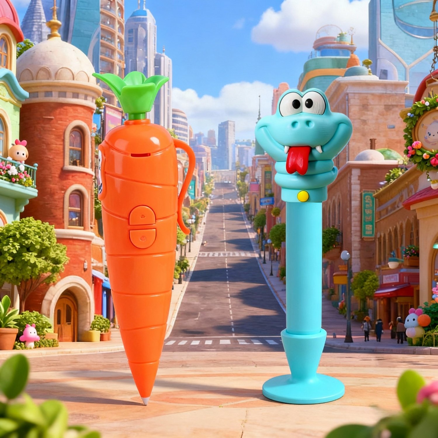 胡萝卜录音笔盖瑞蛇解毒笔动物城