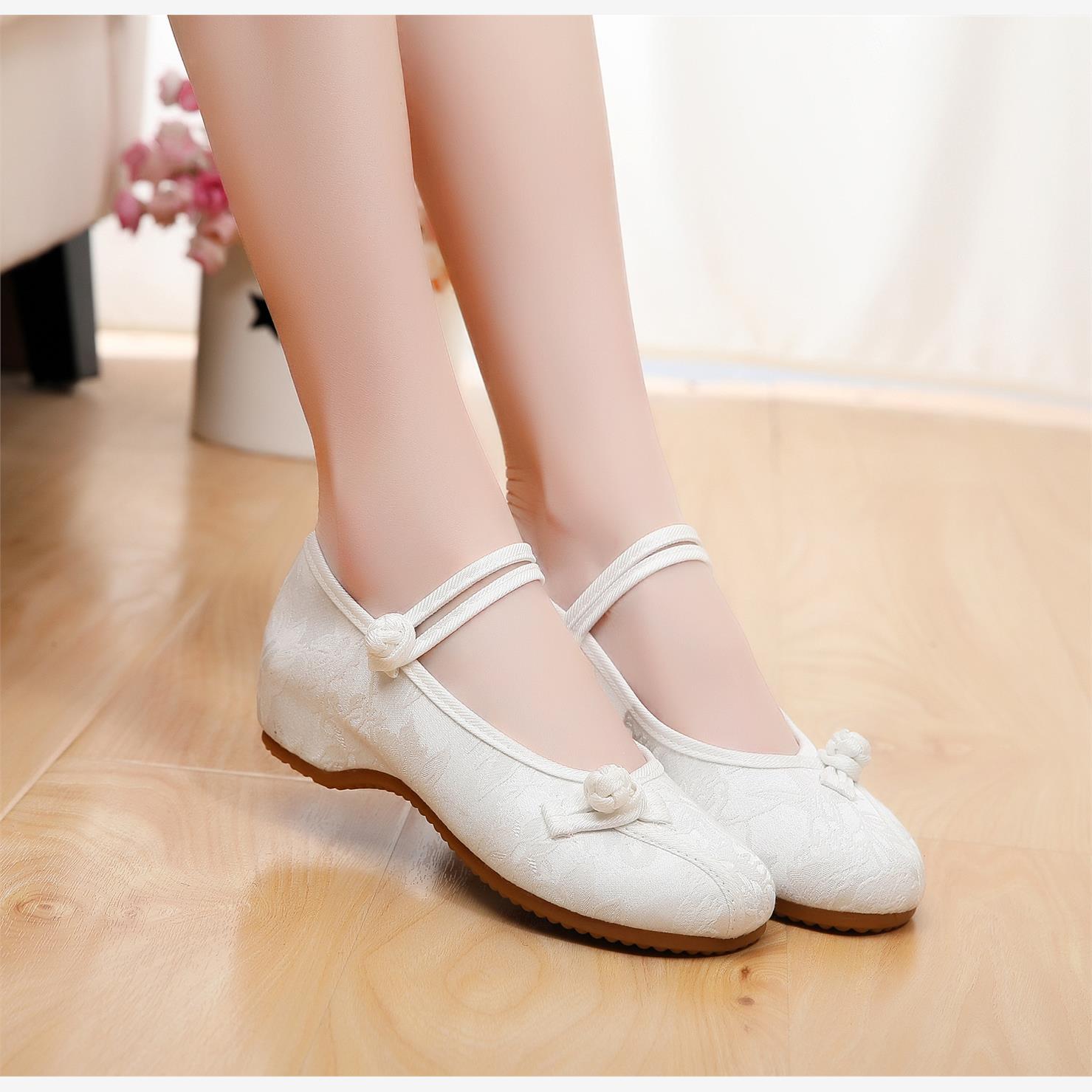 汉服鞋子女春夏老北京布