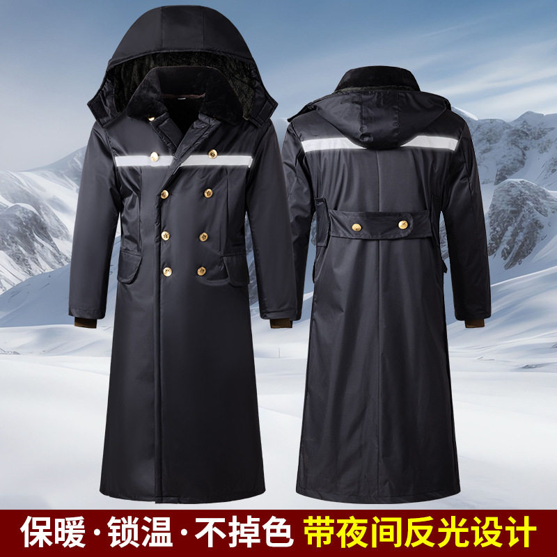 冬季棉服男外套军大衣加绒加厚