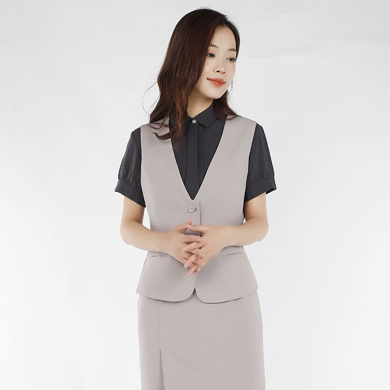 招行2023新款行服马夹灰