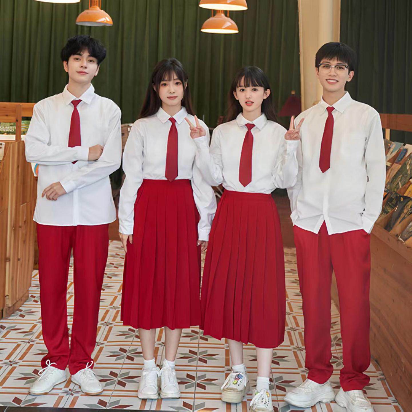 中学生诗歌朗诵合唱演出服初高中