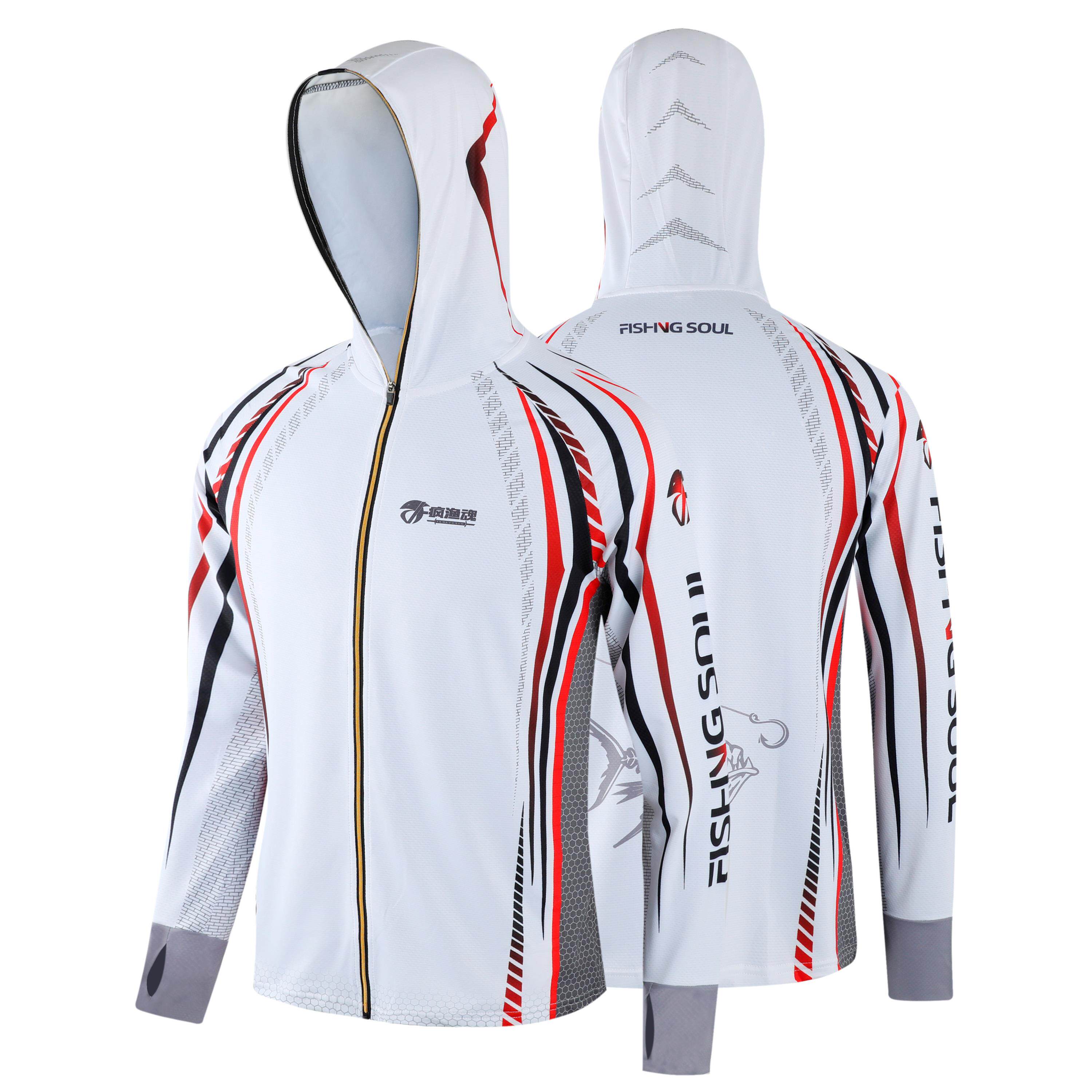 新款钓鱼防晒服男夏季冰丝钓鱼服专业吸汗速干防蚊海钓路亚防晒衣