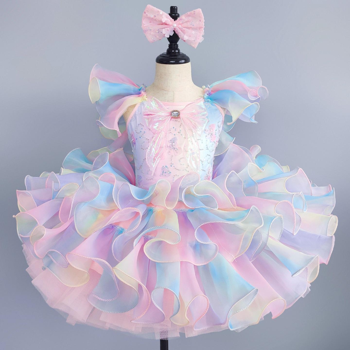 儿童六一舞蹈裙芭蕾女童舞蹈服