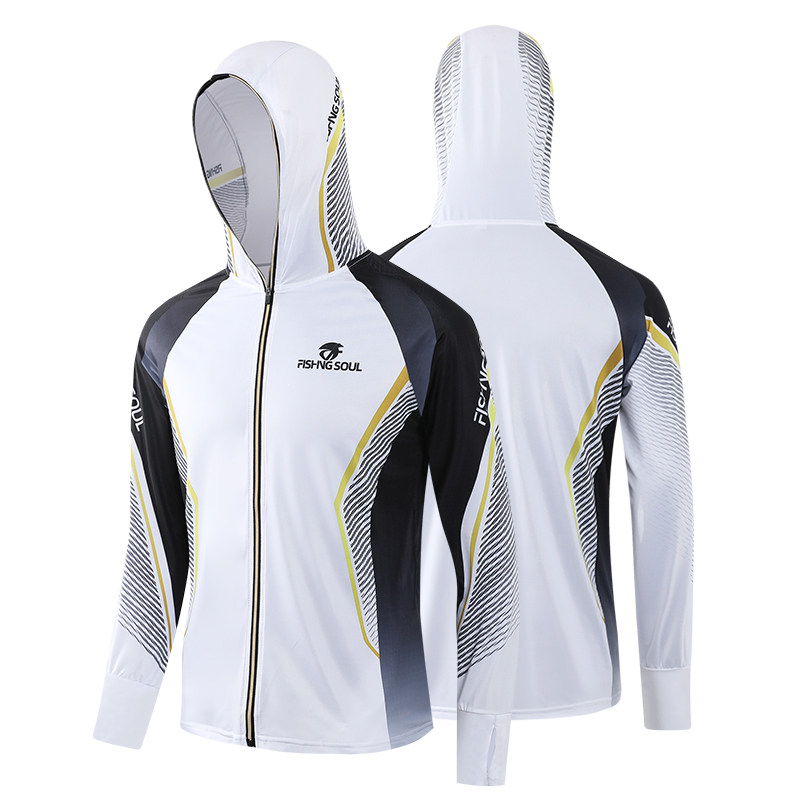 新款夏季路亚防晒衣钓鱼防晒服男冰丝钓鱼服专业速干透气垂钓防蚊