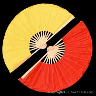 辉煌中国梦大扇子舞蹈扇双面双色功夫扇响扇红黄开场舞团体操摆字