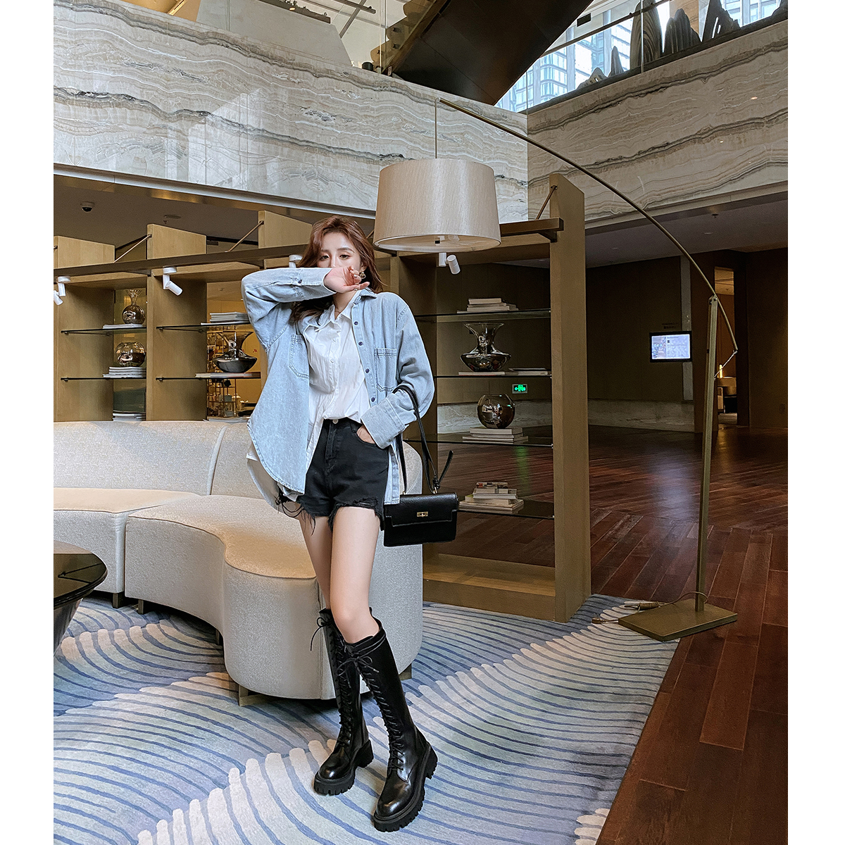 FXSO骑士靴显腿直显瘦