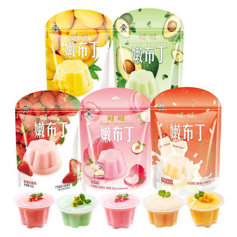 旺旺嫩布丁 草莓优酪味 300g