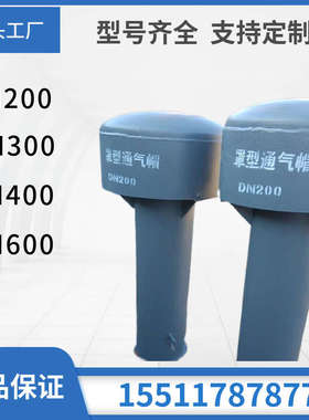 水池通风帽通用Z200--600焊接钢制罩型通气管02s403消防用通气帽
