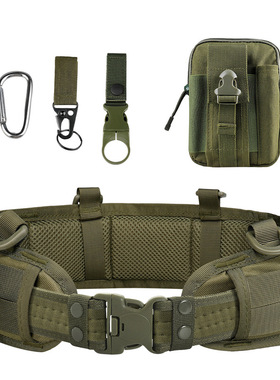 战术腰带快拆潮男工装皮带军迷尼龙休闲裤带加厚金属自动扣下场CS