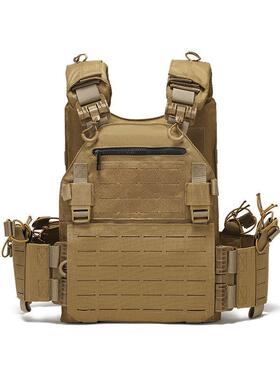 吃鸡快拆战术背心多功能防弹衣弹挂molle马甲wargame快拆马甲CS