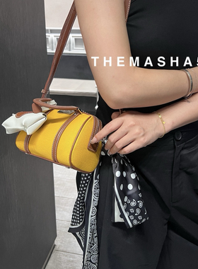 MSHA THE MASHA 5 2025新款时尚百搭单肩斜挎包女高级感枕头包包