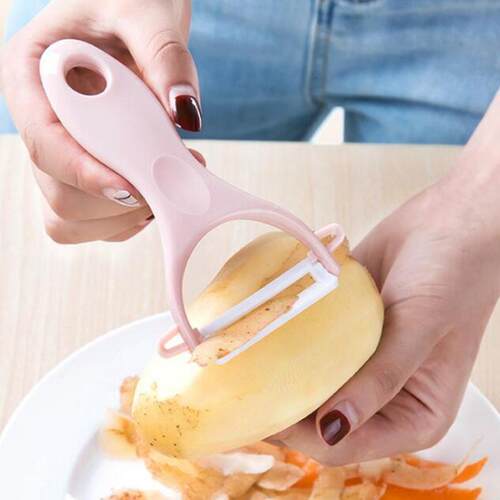 Ceramic Fruit Vegetable Peeler Knife Handheld Planer跨境