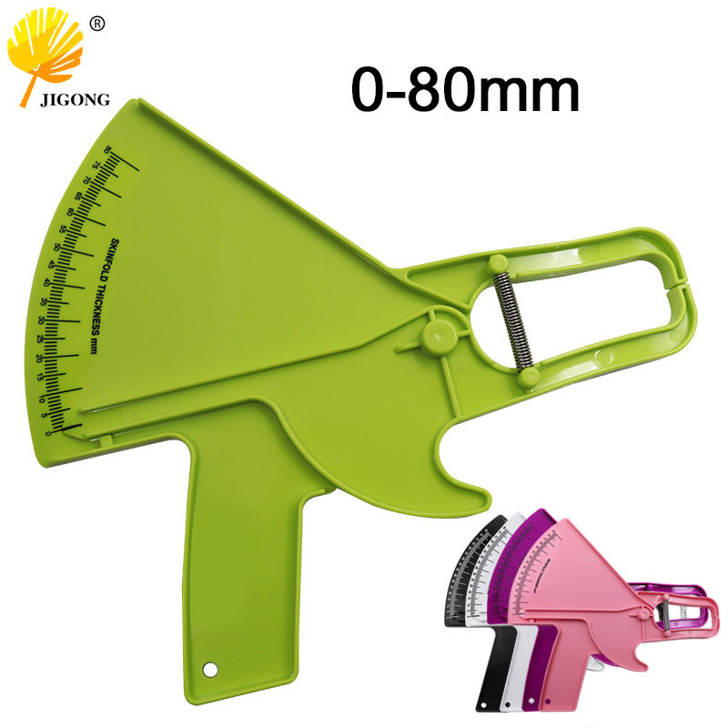 0-80mm Body Fat Measure Tester Analyzer Sebum Caliper Clamp