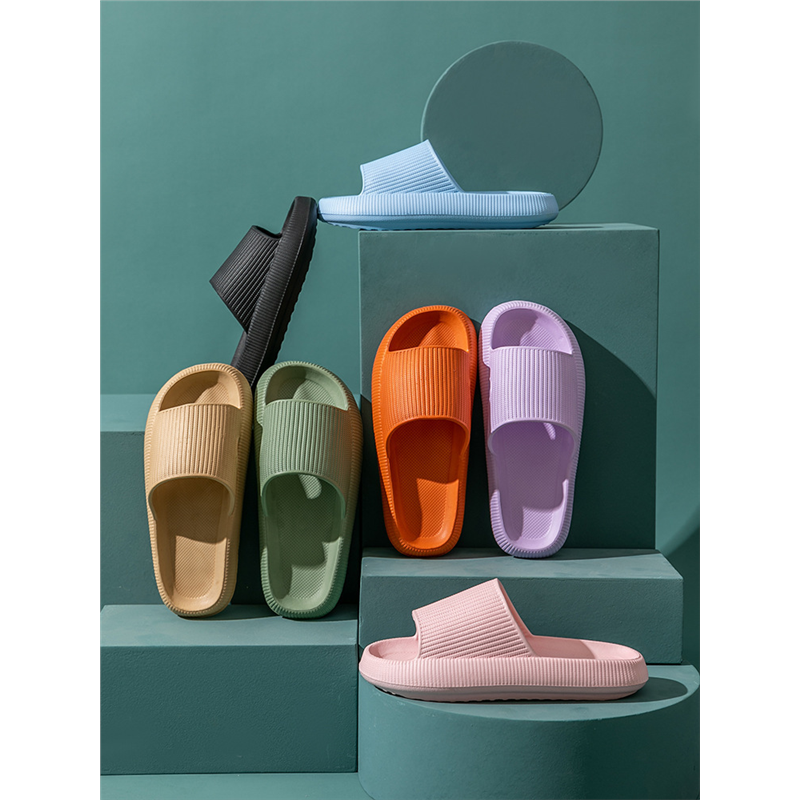 Women Thick Platform Cloud Slippers Summer Beach Eva Soft跨