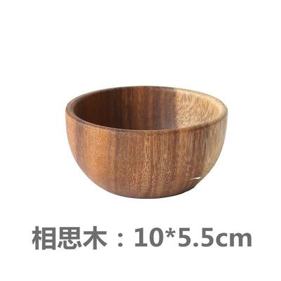 Japanese wooden bowl, baby rice bowl, dessert bowl, super