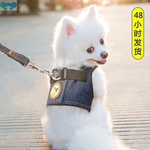 Dog Leash Vest Cowboy Pet Strap Walkers狗狗牵引绳背心式1