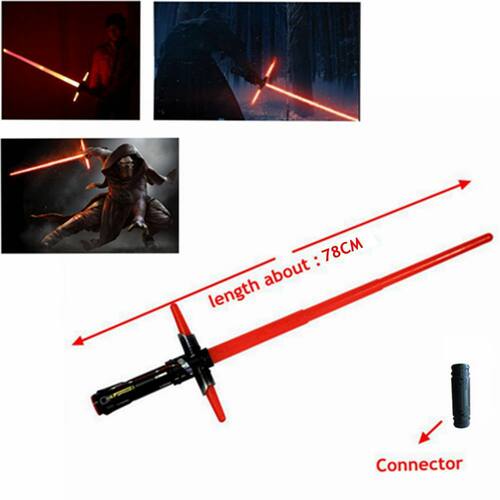 Star Wars Kylo Ren Lightsaber LED Light Sound Sword Toys