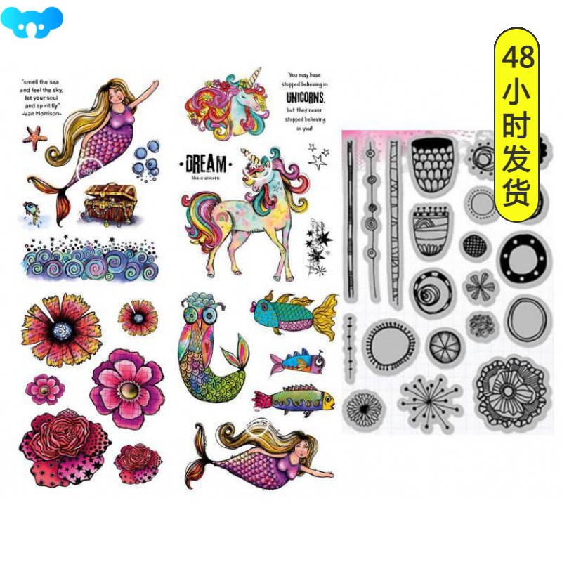 Background Transparent Clear Silicone Stamp/Seal for DIY跨境