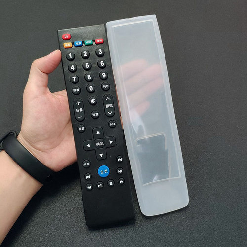 1pcs Clear Soft Silicone TV Remote Control Covers跨境代