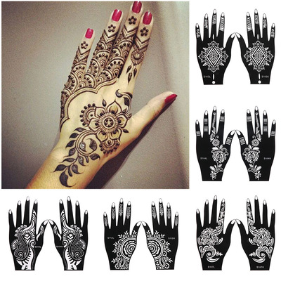 Professional Henna Stencil Temporary Hand Tattoo Body Art St