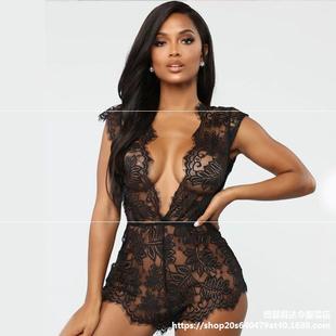 lingerie sexy piece蕾丝内衣连体衣 one new 2024 women