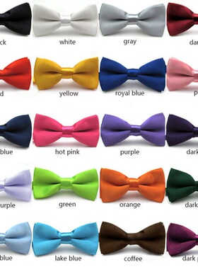 Classic Kids Bowtie Boys Grils Baby Children Bow Tie跨境