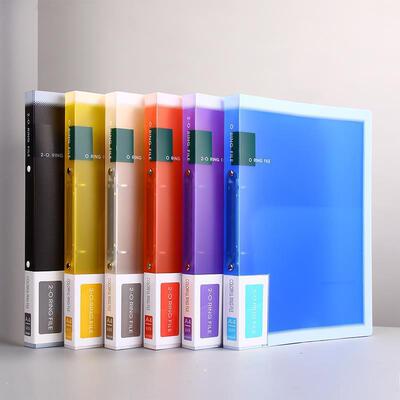 punched folder A4 paper 3 hole binder ring活页文件夹跨境