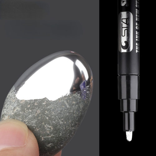Electroplating Mirror Silver Paint Pen Hand-repair-pl跨境专