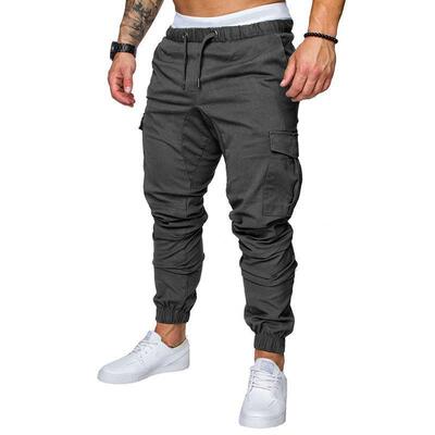 Men's 6-color tooling multi-pocket trousers casual trousers