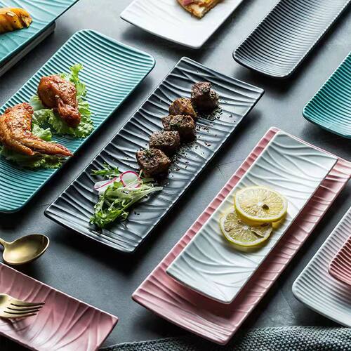 dessert sushi plate baking oven tray ceramic  kitchen dish