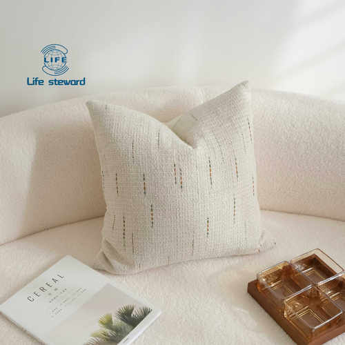 侘寂风抱枕流星雨条纹靠枕沙发装饰靠垫套cushion cover pillowca