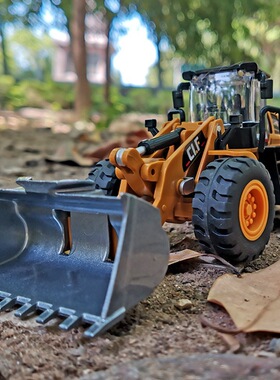 Road roller toy car alloy simulation excavation压路机玩具车1