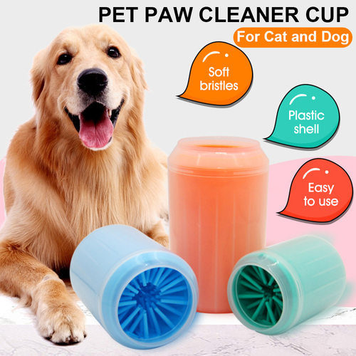 3 Sizes Dog Foot Cleaner Portable Pet Feet Washer Brush Dog