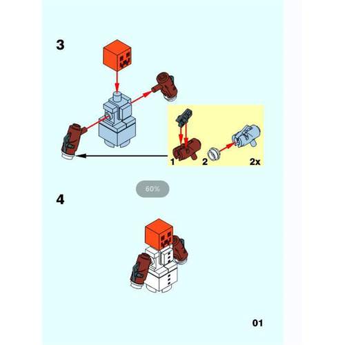 Single Building Blocks Cartoon Movie Cartoon DIY toys for跨