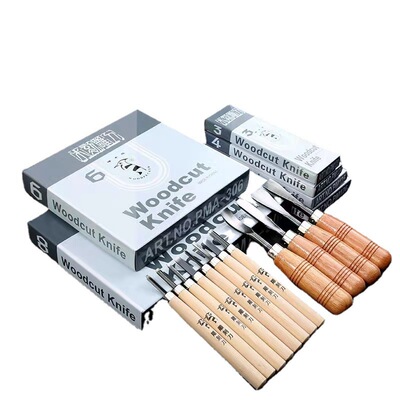 Student Wooden Handle Seal Engraving Stamps Prints