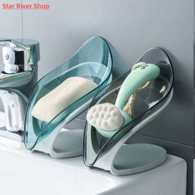 Soap Box Drain Soap Dish Soap Holder Free Perforation Househ