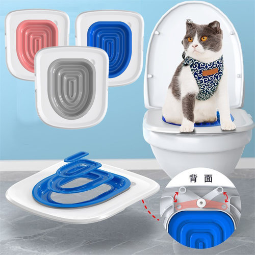 Cat Toilet Training Kit Litter Box Puppy Cat Litter Mat Dog