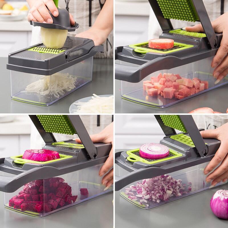 Vegetable Fruits Tool Potato Masher slicer Cutter 刨丝切菜器