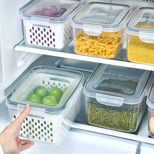 Kitchen Refrigerator Storage Box Fridge Organizer Vegetable