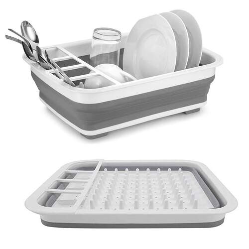Foldable Kitchen Drainage Bowl Holder Cutlery Storage Bowl