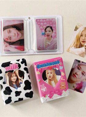 card holder kpop 3 Inch Mini Photo Album Photocard Id Holder