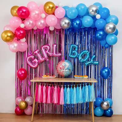 Boy Or Girl Gender Reveal Party Decoration Set Balloons Arch