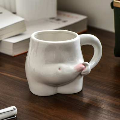 Kawaii Ceramic Mug Cute Coffee Cup Milk Tea Water Cups跨境专