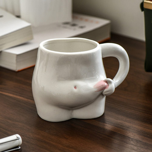 Kawaii Ceramic Mug Cute Coffee Cup Milk Tea Water Cups跨境专
