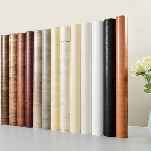 5M/10M Waterproof PVC Vinyl Wood Grain Self Adhesive Wallpap