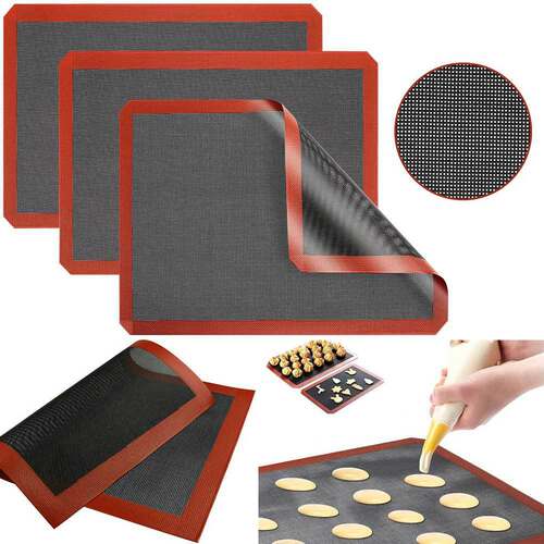 Silicone Mat Baking Pan Breathable Silicone Baking Mat Hollo