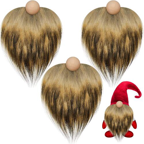 Decoration Faceless Doll Pre-cut Beard Ornament Artificial H