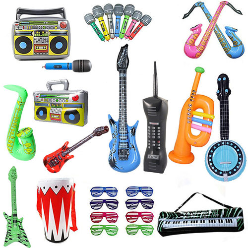 Inflatable Musical Instrument Toys PVC Inflatable Microphone